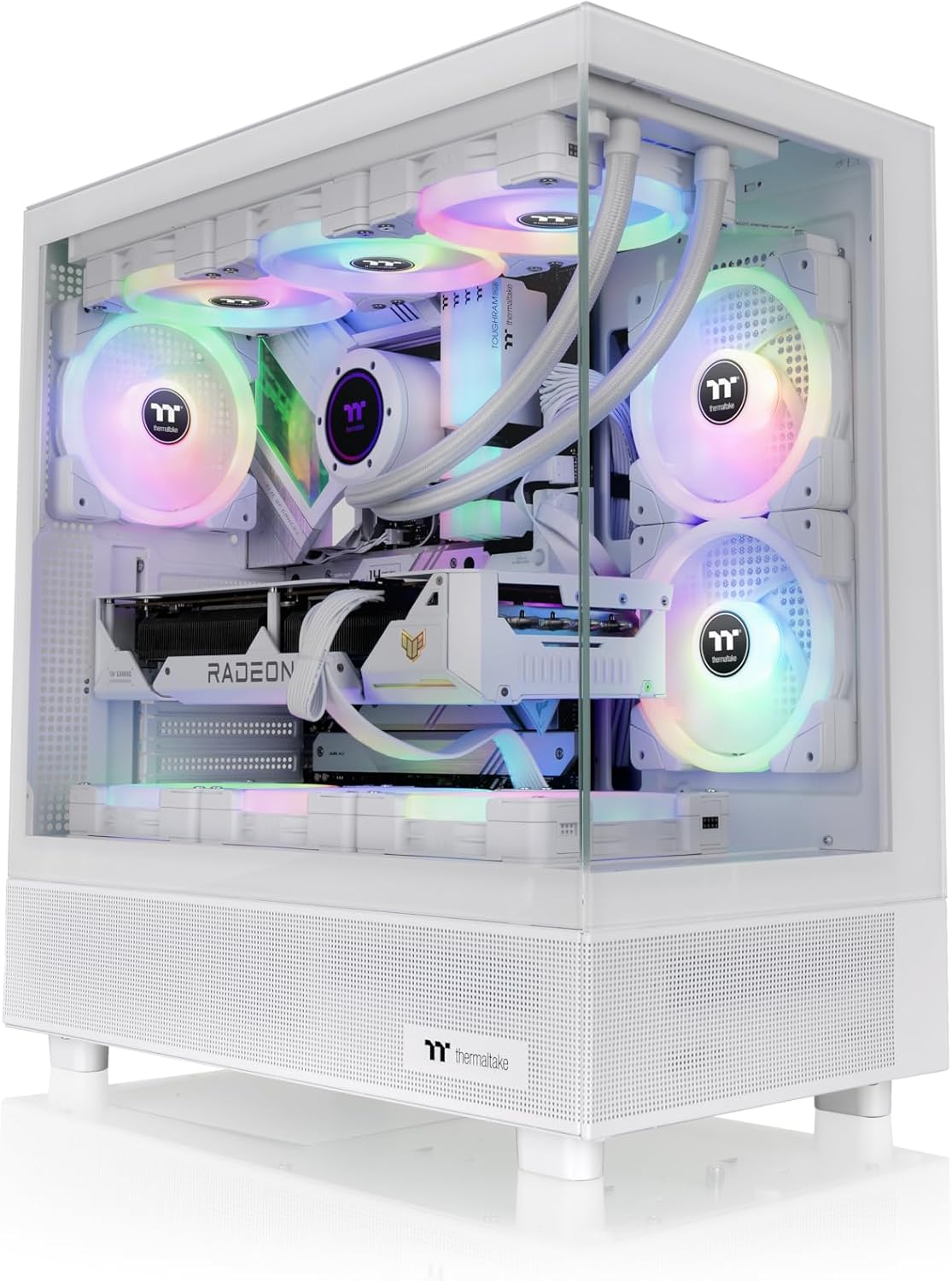 PC GAMING POWER RIG - PLUTONIUM_W - Case Thermaltake View 270 TG White, AMD Ryzen 7 9700X 5,5 GHz, RTX 4070 Ti Super 16 GB, SSD NVMe 1TB, 32 GB DDR5 6000MHz WIN11 Pro